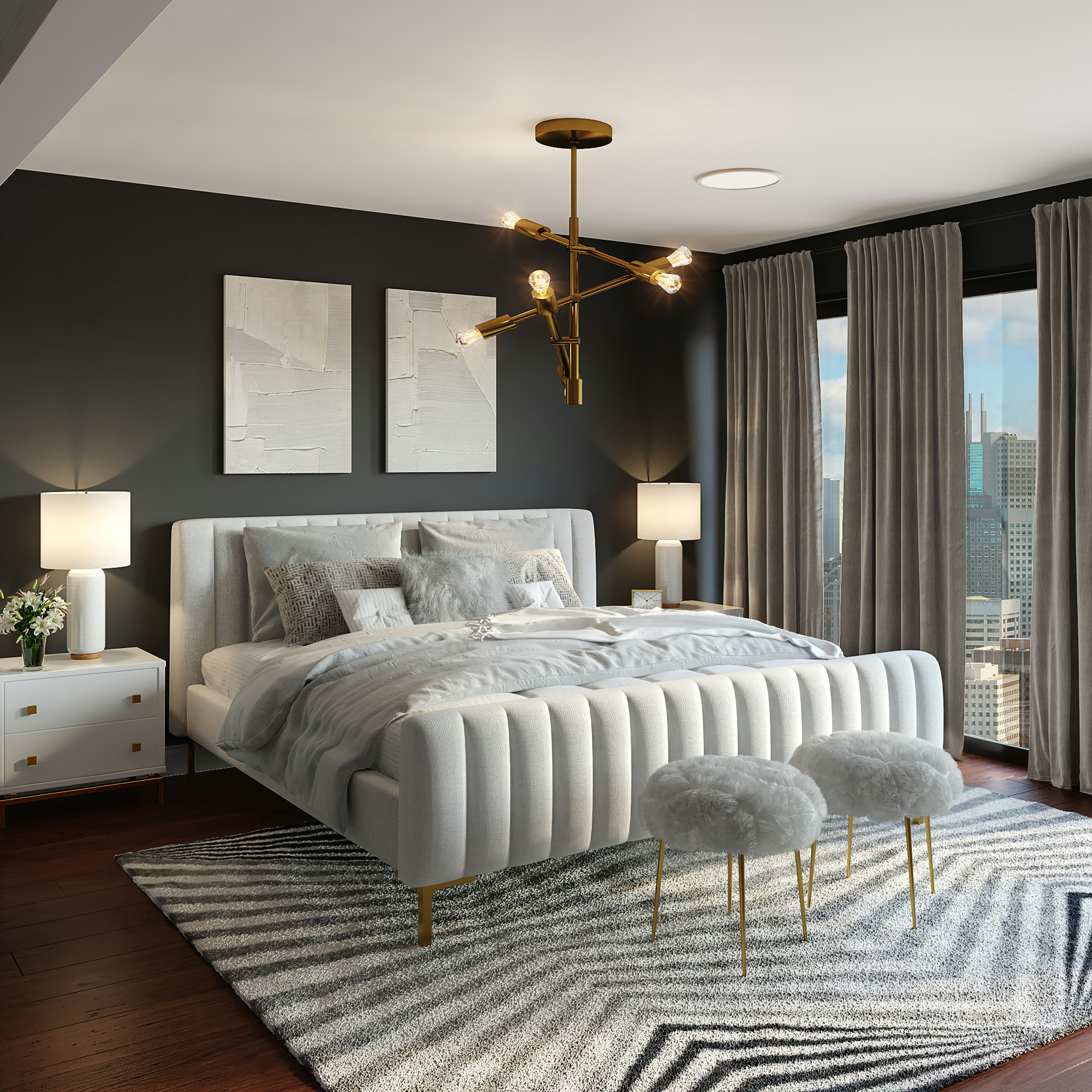 Bedroom interior scene